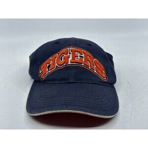 Vintage Detroit Tigers Annco MLB Baseball Cap Strapback Hat 90s Spellout